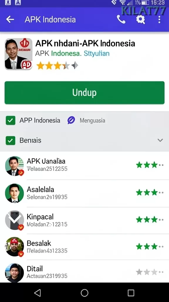 kilat77 Tangkapan Layar - APK Resmi